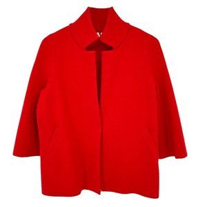 ANTHROPOLOGIE MOTH Carey Blazer Cardigan in Red